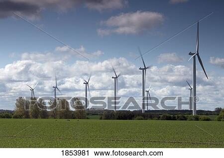 Wind turbines; East Yorkshire, England View Large Photo Image Stock Image - Wind turbines; East Yorkshire, England. Fotosearch