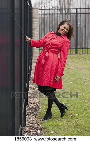 Stock Image - Woman smiling. Fotosearch