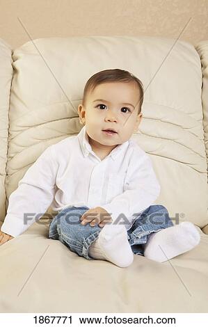 Stock Image - Baby portrait. Fotosearch