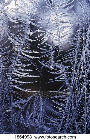 Stock Photo - Frost on window. Fotosearch