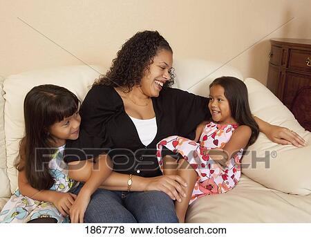 Mother and daughters View Large Photo Image Stock Photo - Mother and daughters. Fotosearch