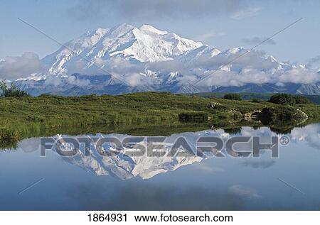 Mount McKinley, Denali National Park, Alaska, United States of America View Large Photo Image Stock Image - Mount McKinley, Denali National Park, Alaska, United States of America. Fotosearch