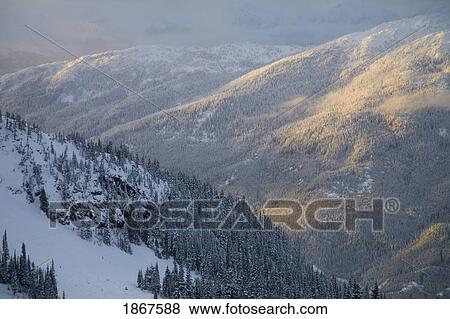 Whistler Valley in winter, Whistler, British Columbia, Canada View Large Photo Image Stock Photo - Whistler Valley in winter, Whistler, British Columbia, Canada. Fotosearch
