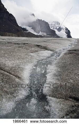 Stock Image - Athabasca Glacier. Fotosearch