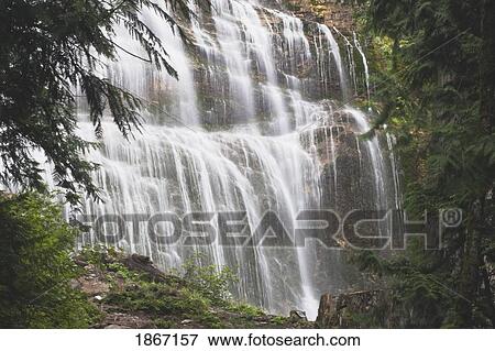 Stock Photo - Bridal Veil Falls. Fotosearch
