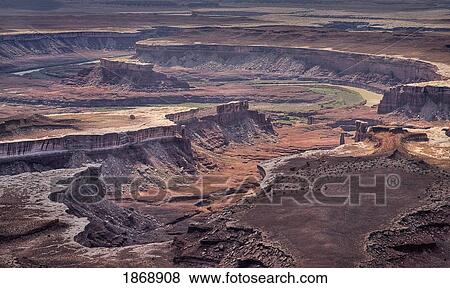 canyonlands national park, utah, united states of america; the canyons carved by the green river View Large Photo Image Stock Photo - canyonlands national park, utah, united states of america; the canyons carved by the green river. Fotosearch