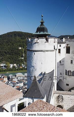 fortress turret, salzburg, salzburger land, austria View Large Photo Image Stock Image - fortress turret, salzburg, salzburger land, austria. Fotosearch