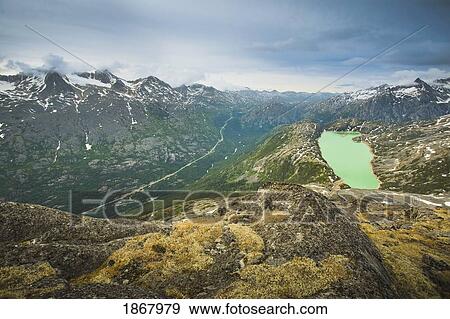 goat lake, coast mountains, alaska, usa View Large Photo Image Stock Photo - goat lake, coast mountains, alaska, usa. Fotosearch