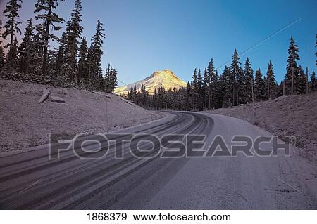 highway 26, mount hood, oregon, usa View Large Photo Image Stock Photo - highway 26, mount hood, oregon, usa. Fotosearch