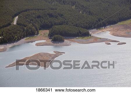 Stock Image - lower kananaskis lake, kananaskis, alberta, canada. Fotosearch