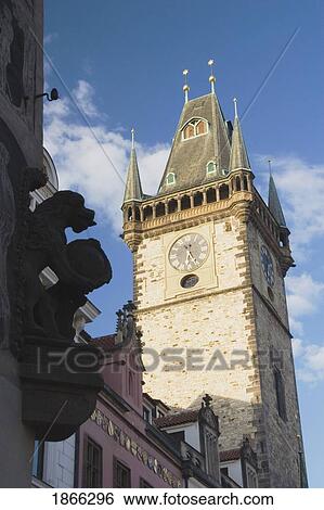 Old Town Hall Tower, Prague, Czech Republic View Large Photo Image Stock Photograph - Old Town Hall Tower, Prague, Czech Republic. Fotosearch