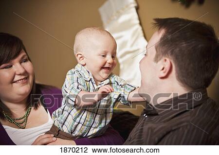 parents with a baby boy View Large Photo Image Stock Image - parents with a baby boy. Fotosearch