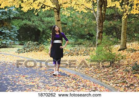 portland, oregon, united states of america; a teenage girl walking down the street in autumn View Large Photo Image Stock Image - portland, oregon, united states of america; a teenage girl walking down the street in autumn. Fotosearch