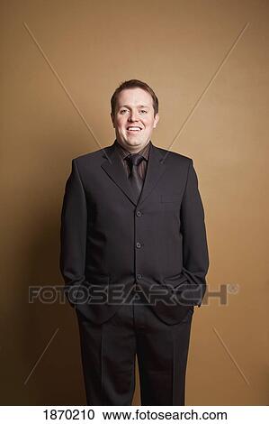 Stock Image - portrait of a businessman. Fotosearch