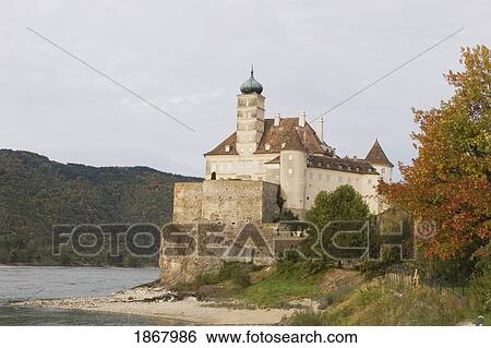 Stock Photograph - schallaburg castle, danube river, austria. Fotosearch