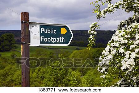 sheffield, south yorkshire, england; public footpath sign View Large Photo Image Stock Image - sheffield, south yorkshire, england; public footpath sign. Fotosearch