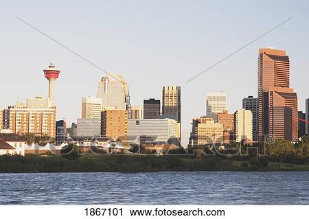 Skyline of Calgary, Alberta, Canada View Large Photo Image Stock Image - Skyline of Calgary, Alberta, Canada. Fotosearch