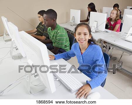 students in computer class View Large Photo Image Picture - students in computer class. Fotosearch