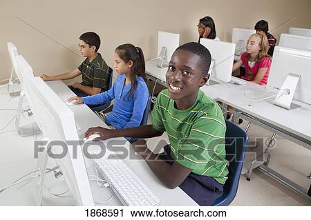 students in computer class View Large Photo Image Stock Image - students in computer class. Fotosearch