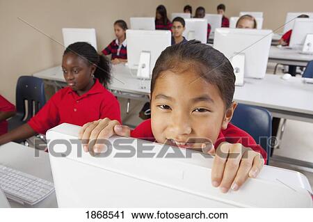 students working on computers View Large Photo Image Stock Image - students working on computers. Fotosearch
