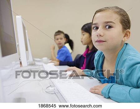 students working on their computers View Large Photo Image Stock Photography - students working on their computers. Fotosearch