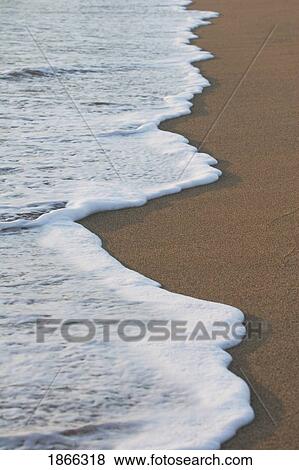 Surf on beach, Salt Pond Beach Park, Kauai, Hawaii, USA View Large Photo Image Stock Photo - Surf on beach, Salt Pond Beach Park, Kauai, Hawaii, USA. Fotosearch