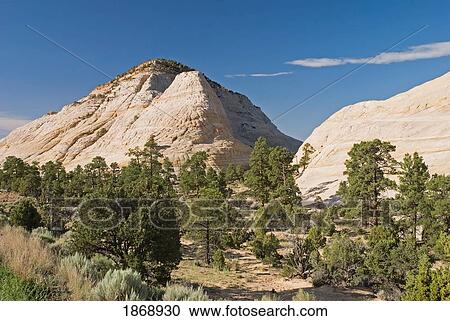 Stock Image - utah, united states of america; petrified sand dunes in grand staircase-escalante national monument. Fotosearch
