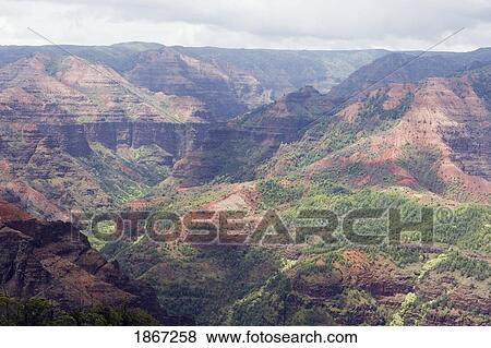 waimea canyon state park, kauai, hawaii, usa View Large Photo Image Stock Photo - waimea canyon state park, kauai, hawaii, usa. Fotosearch