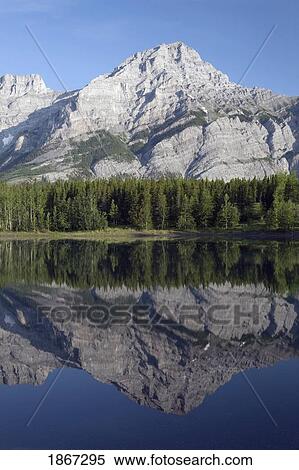 wedge pond, mount kidd, kananskis country, alberta, canada View Large Photo Image Stock Photography - wedge pond, mount kidd, kananskis country, alberta, canada. Fotosearch