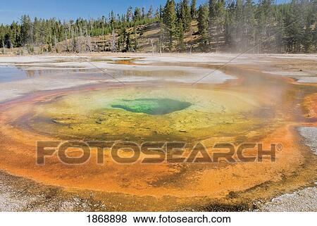 yellowstone national park, united states of america; a chromatic pool View Large Photo Image Stock Photo - yellowstone national park, united states of america; a chromatic pool. Fotosearch