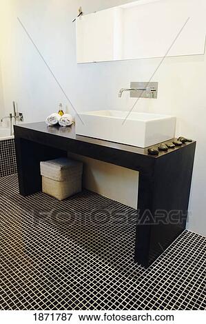 a modern bathroom View Large Photo Image Stock Photo - a modern bathroom. Fotosearch