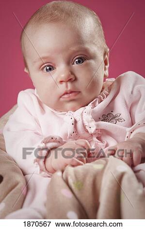 an infant girl View Large Photo Image Stock Photo - an infant girl. Fotosearch