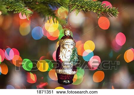 Stock Image - an ornament on the christmas tree. Fotosearch