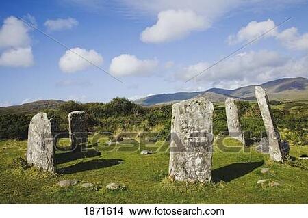 castletownbere, county cork, ireland; a stone circle View Large Photo Image Picture - castletownbere, county cork, ireland; a stone circle. Fotosearch