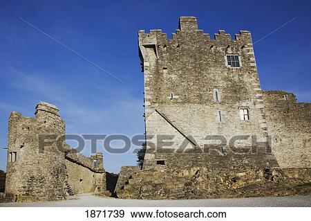 Stock Photo - killarney, county kerry, ireland; ross castle. Fotosearch