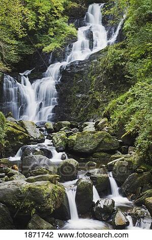 killarney, county kerry, ireland; torc waterfall on torc mountain View Large Photo Image Stock Image - killarney, county kerry, ireland; torc waterfall on torc mountain. Fotosearch