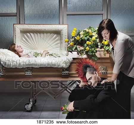 Stock Photography - mourning the death of a loved one. Fotosearch