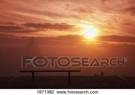 oregon cascades, oregon, united states of america; sun shining through the morning fog View Large Photo Image Stock Image - oregon cascades, oregon, united states of america; sun shining through the morning fog. Fotosearch