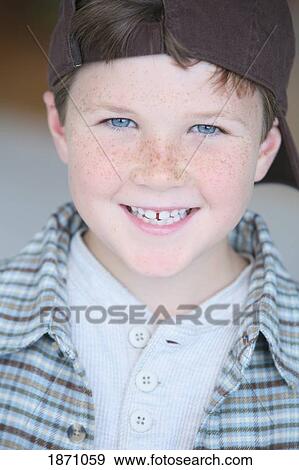 Stock Photo - portrait of a boy. Fotosearch