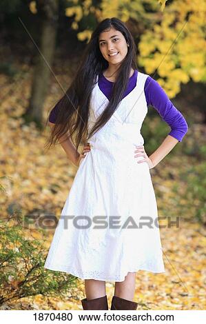 portrait of a teenage girl in autumn View Large Photo Image Stock Image - portrait of a teenage girl in autumn. Fotosearch