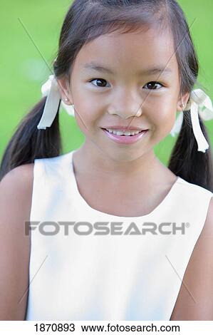 portrait of a young girl View Large Photo Image Stock Image - portrait of a young girl. Fotosearch