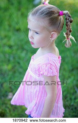 portrait of a young girl View Large Photo Image Stock Image - portrait of a young girl. Fotosearch