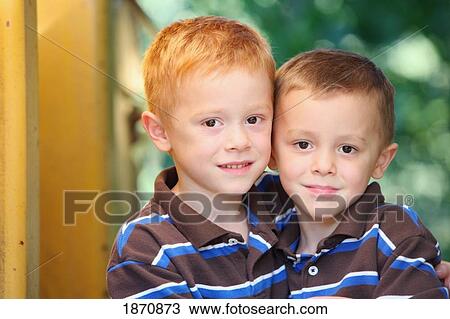 portrait of two young boys View Large Photo Image Stock Image - portrait of two young boys. Fotosearch