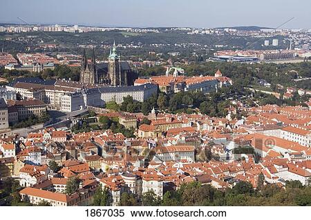 Stock Photography - prague, czech republic; prague castle and centre. Fotosearch