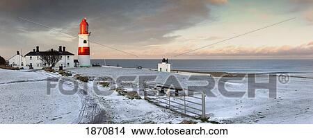 south shields, tyne and wear, england; a lighthouse and house along the coast View Large Photo Image Picture - south shields, tyne and wear, england; a lighthouse and house along the coast. Fotosearch