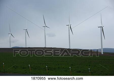 Stock Photography - wind turbines. Fotosearch
