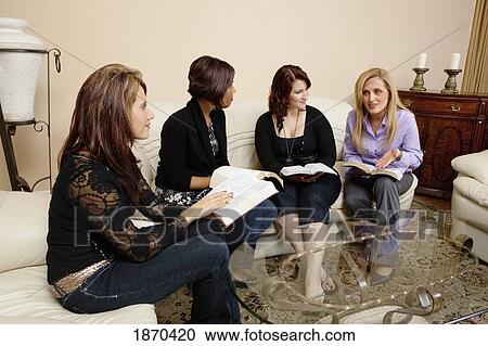 women having a bible study View Large Photo Image Stock Image - women having a bible study. Fotosearch