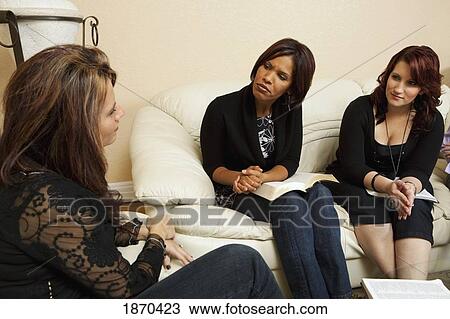 women having a bible study View Large Photo Image Stock Image - women having a bible study. Fotosearch