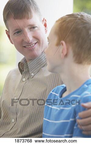 Stock Photo - a father and son. Fotosearch
