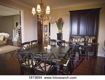 a home dining room View Large Photo Image Picture - a home dining room. Fotosearch